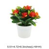 Unique Bargains Artificial Plants Pot Plastic 5.51"x4.72"x6.30" 1 Pcs - 3 of 4