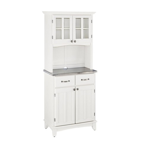 Stainless Top And Hutch Sideboard Buffet Servers- Home Styles : Target