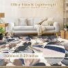 Rugs, Modern Bright Floral Low Pile Non-Slip Area Rugs Washable Indoor Floor Throw Carpet for Bedroom Office Dining Room - 4 of 4