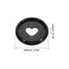 Unique Bargains Plastic DIY Notebook Planner Heart Book Binding Discs 22 Pcs - 2 of 4
