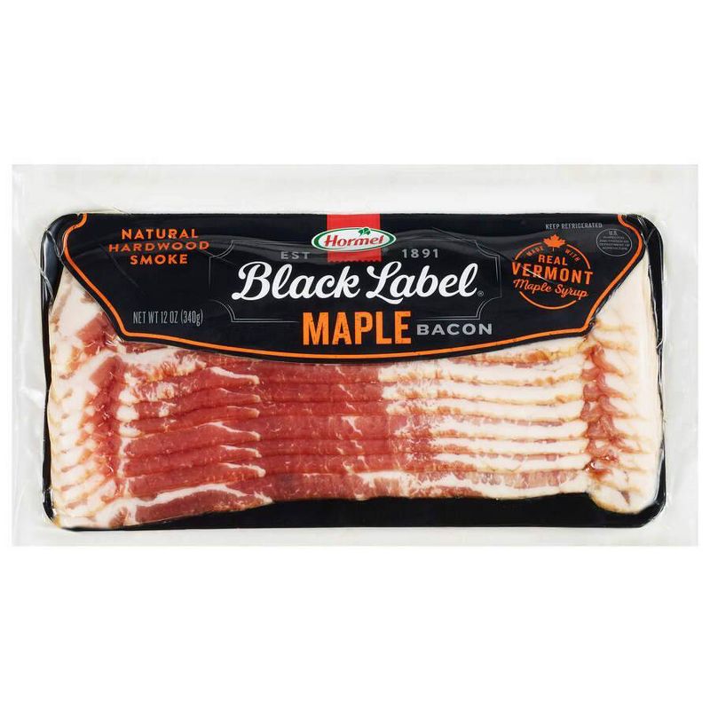 Hormel Black Label Maple Bacon - 12oz, 1 of 6