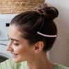 Unique Bargains Women's Plastic Rhinestone Side Hair Combs 2 Pcs - 2 of 4