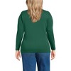 Lands' End Women's Relaxed Cotton Long Sleeve Mock Turtleneck - 2 of 3