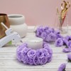 Bright Creations 75 Pack Mini Lavender Silk Artificial Flower Heads for Crafts, Decorations (2 in) - image 2 of 4