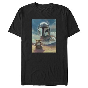 Mens Star Wars: The Mandalorian and Grogu Din Djarin and The Child