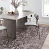 Area Rugs for Living Room Bedroom, Large Washable Rug Vintage Distressed Floral Boho Carpet Indoor Dining Room Kids Room Entryway Non Slip Low Pile - 4 of 4
