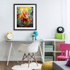Stupell Industries Colorful Dinosaur in Jungle Framed Print Under Glass Art - 3 of 4