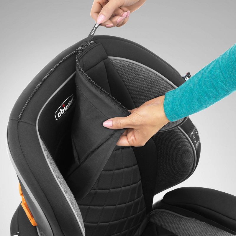 Chicco KidFit Zip Air Plus 2-in-1 Belt Positioning Booster Car Seat - Q Collection, 5 of 12