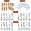 20 Pack Angel Keychain, Party Favors, Angel Key Chains with Organza Bags Thank You Cards - 2 of 4