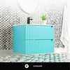 Citiscape Modern Bathroom Vanity with Textured Drawer Fronts - 4 of 4