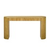 TiramisuBest Sophisticated Console Table with Pine Veneer and Vertical Striped,Suitable for Entryway, Hallway, Living Room, Bedroom,Dining room - 3 of 4