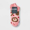 Women's Cute Hedgehogs 6pk Low Cut Socks - Assorted Color 4-10: Lightweight Banded Cuff, Fruit Pattern - 2 of 3