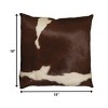 18"  Cowhide Throw Pillow - 3 of 4