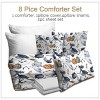 Boersma 8 Pcs Halloween Comforter Set Twin, Witch Bed in A Bag Bedding with Comforter Sheet Sham - 2 of 4