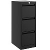 3-Drawer Lateral File Cabinet with Lock - Heavy-Duty Metal Storage for Letter/Legal Size Files - 2 of 4
