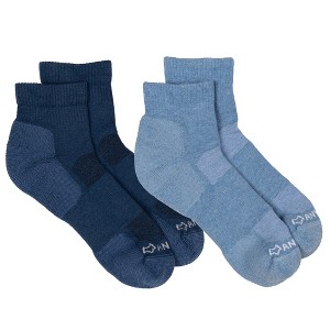 Fox River Anywear Essential Lightweight Quarter Crew Sock - 2 Pack - 1 of 4