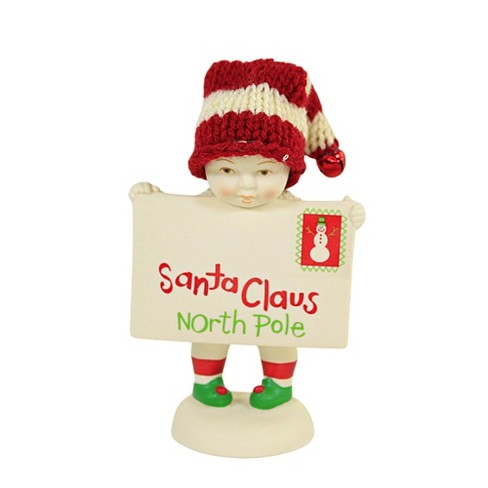 Dept 56 Snowbabies Mail For Santa - One Figurine 4.5 Inches