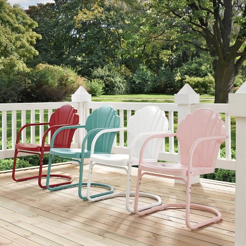 Vintage metal outdoor deals chairs