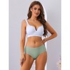 Allegra K Women's Mid-Waisted Invisible Full Coverage Light and Breathable Briefs - 4 of 4