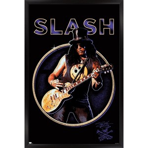 Trends International Slash - Purple Circle Framed Wall Poster Prints - 1 of 4