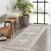 Acekool 9x12 Washable Boho Vintage Medallion Area Rug, Non-Slip, Stain Resistant, Non-Shedding Carpet for Living Room, Bedroom, Office - 3 of 4