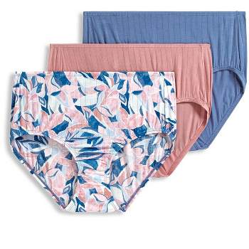 Jockey Women's Supersoft French Cut - 3 Pack 8 Lush Eden Floral/Soft  Rose/Really Teal