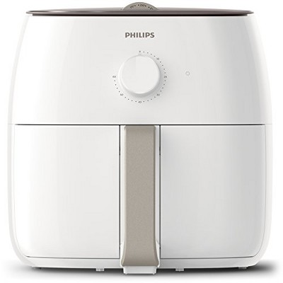 philips twin turbostar technology xxl airfryer with fat reducer, analog  interface, 3lb/4qt, black - hd9630/98 