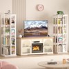 Aheaplus Rotating Bookshelf, Corner Bookshelf - 3 of 4