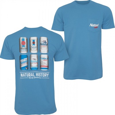 Adult Natural Light Blue Natural History Rowdy Gentleman T-Shirt