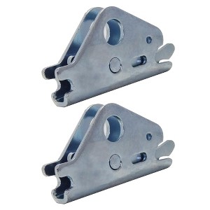 SNAP-LOC E-Track EA-Fitting Tie-Down with 1/2 Inch hole for Hook-Straps, Rope, Cable, 2-Pack - 1 of 4