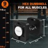 Sapphtopaz 9 in 1 Adjustable Dumbbell Free Weight Set with Connector, Multi-Functional Square Dumbbell, Quick-Lock for Home Gym - 2 of 4