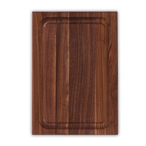 John Boos BBQ Collection Reversible Wood Cutting Board w/Juice Groove, Walnut - 1 of 4