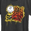 Women's - Peanuts - Good Vibes Only Short Sleeve Graphic T-Shirt - 2 of 4