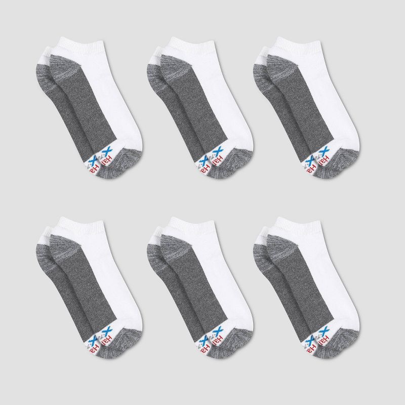 Hanes Premium Men's X-Temp Ultra Cushion Low Cut Socks 6pk, 3 of 6