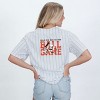 Take Me Out To The Ball Game Distressed  - Womens Striped Baseball Jersey - 2 of 2