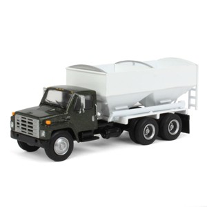 Spec Cast 1/64 1980’s International Tandem Axle Dry Fertilizer Tender with Metallic Dark Green Cab BAM-013 - 1 of 4