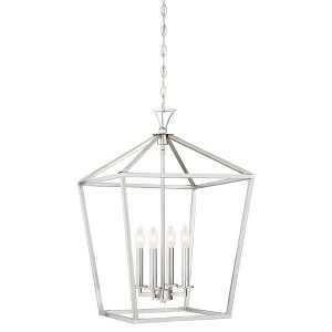 Savoy House Townsend 4 - Light Chandelier in  Satin Nickel - 1 of 4
