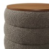 Modway Mezzo Round Boucle Fabric Storage Ottoman - 4 of 4