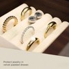 Modern Keepsake Storage with Hidden Compartment Drawers for Rings, Bracelets, Watches, Necklaces, Earrings, and Accessories - 4 of 4