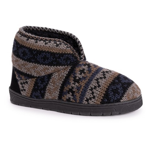 Men's muk luks store knit bootie slippers