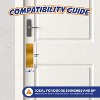 Panther Armor Push Plate, Metal Door Protector for Dog Scratching, Scratch Guards for Doors - 4 of 4