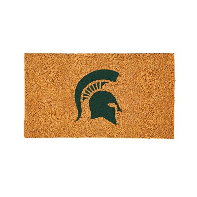 Coir Mat, 16"x28", Michigan State University