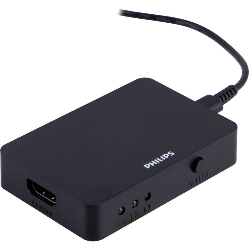 Philips 3 Port HDMI Switch - Black, 6 of 8