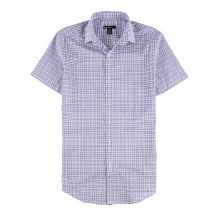 bar III Mens Easy Care Stretch Check Button Down Dress Shirt - 1 of 2