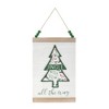 Wood Beaded Merry Christmas Banner (Set of 2) - 2 of 3
