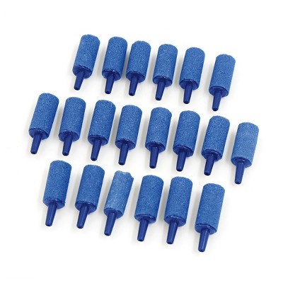 Unique Bargains Fish Tank Pump Bubble Air Stones 25x12mm 20 PCS