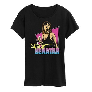 Women's - Pat Benatar - Rock Music Singer Short Sleeve Graphic T-Shirt - 1 of 4