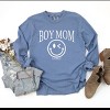 Simply Sage Market S.W.Smiley Boy Mom Outline Garment Dyed Long Sleeve - 3 of 4