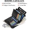 BEAFUP Wallets for Women - Stylish PU Leather Bifold Wallet with RFID Blocking & ID Window - Perfect for Travel,Parties and Shopping - 4 of 4