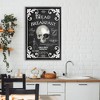 Stupell Industries Dead & Breakfast Spooky Skull Floating Frame Canvas Art - 3 of 4